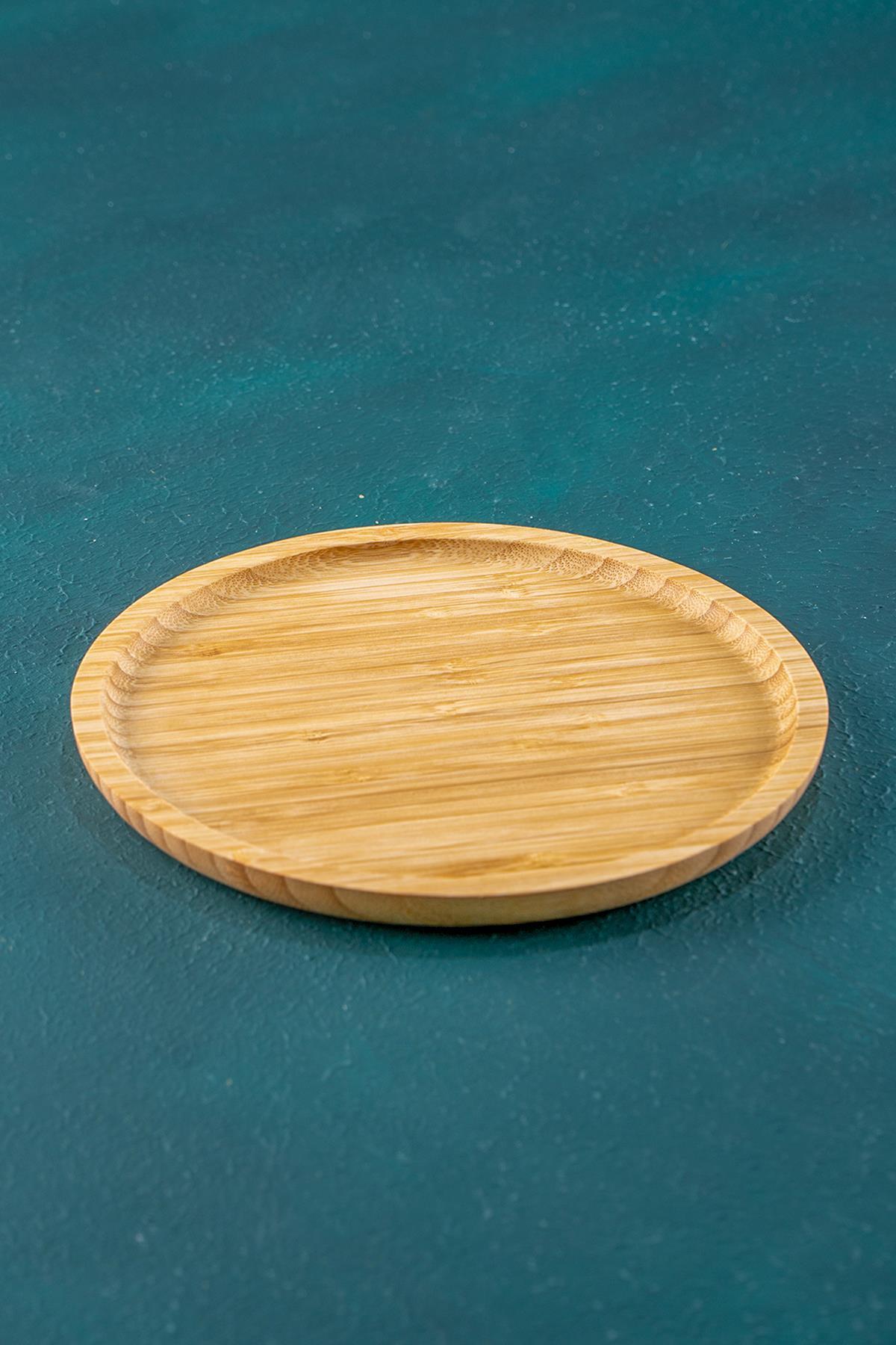 Bambu Yuvarlak Tabak