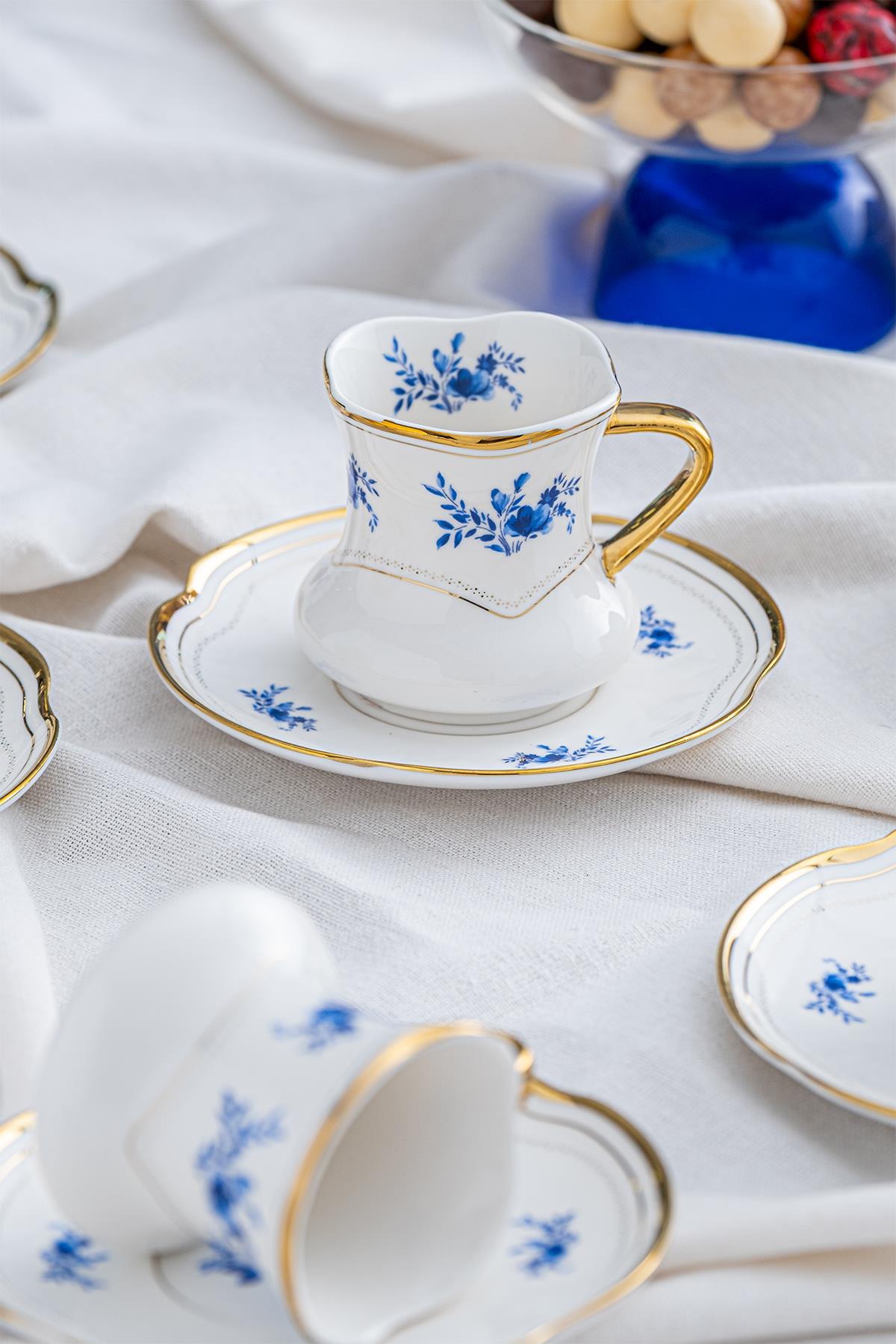 Jasmin 6 Kişilik Kahve Fincanı Takımı