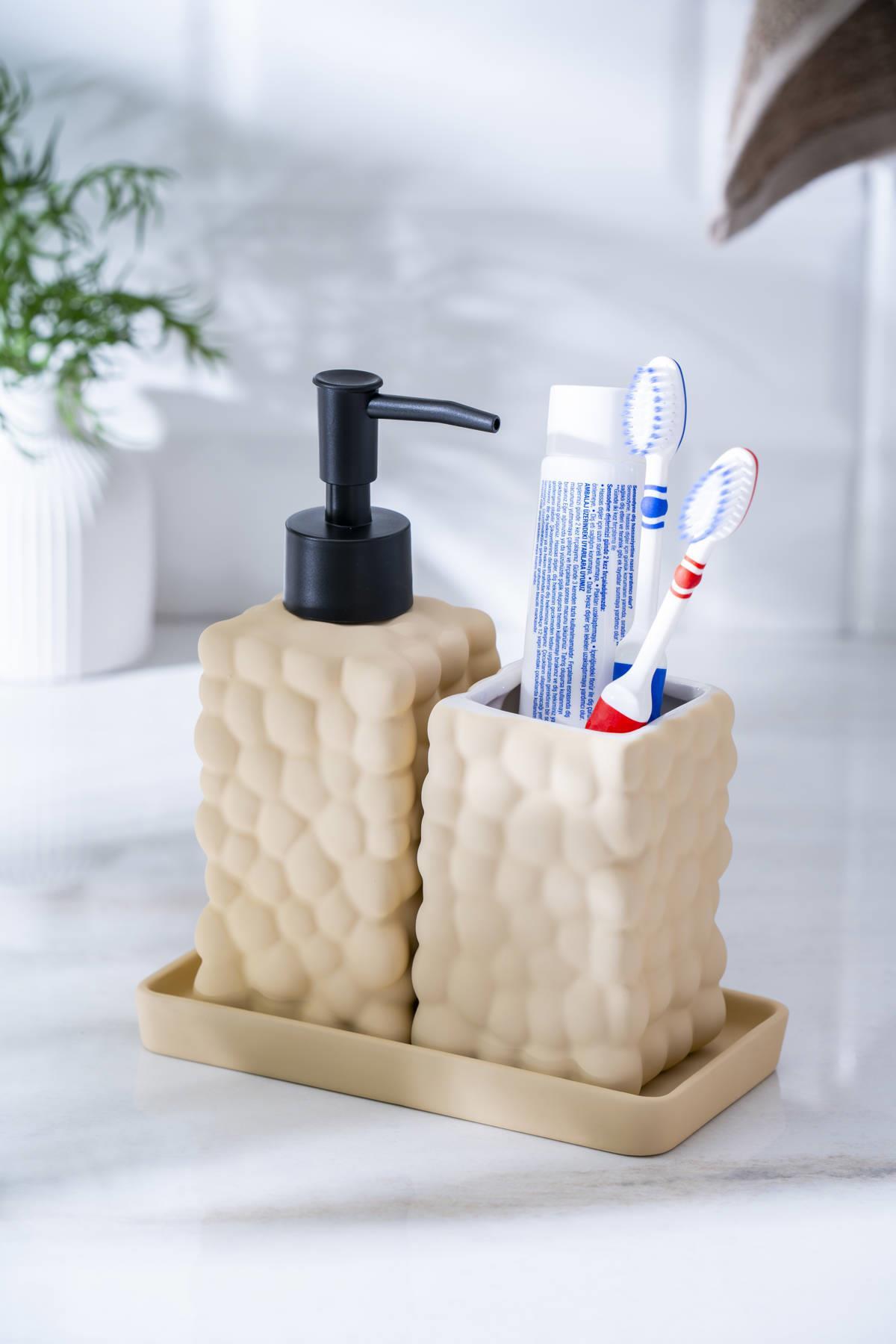 Vega Kabarcıklı 3 Parça Banyo Seti